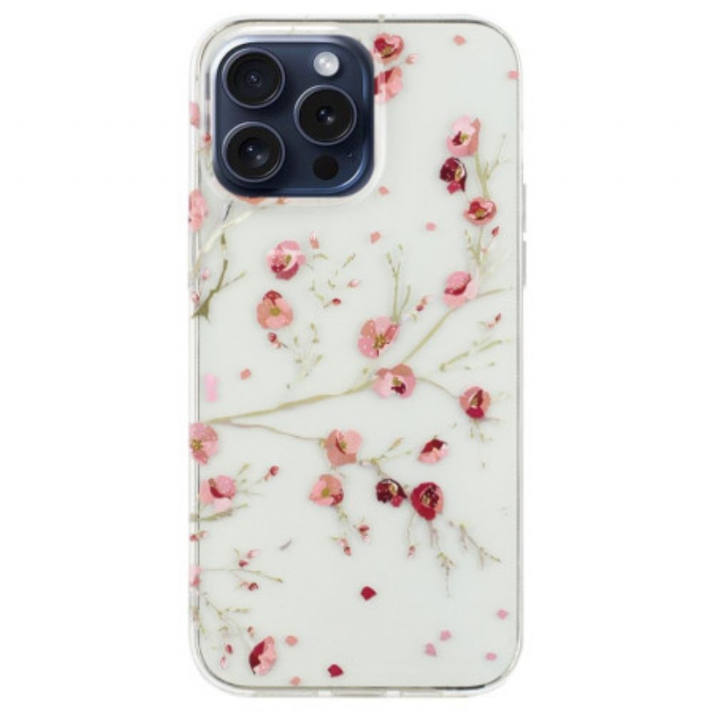 Hülle iPhone 16 Pro Max Blumen