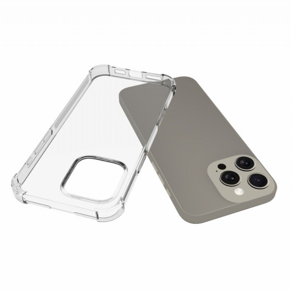 Hülle iPhone 16 Pro Max Handyhülle Verstärktes Transparent