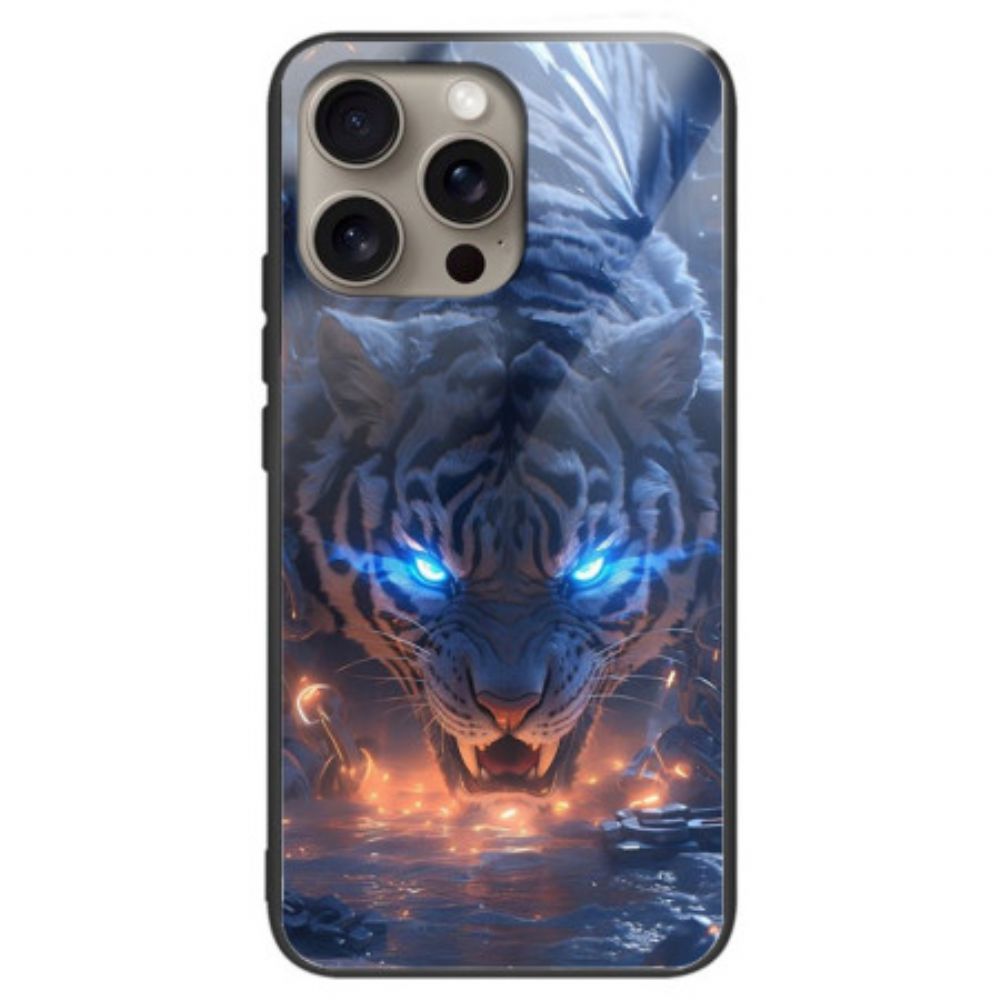 Hülle iPhone 16 Pro Max Tiger-hartglas