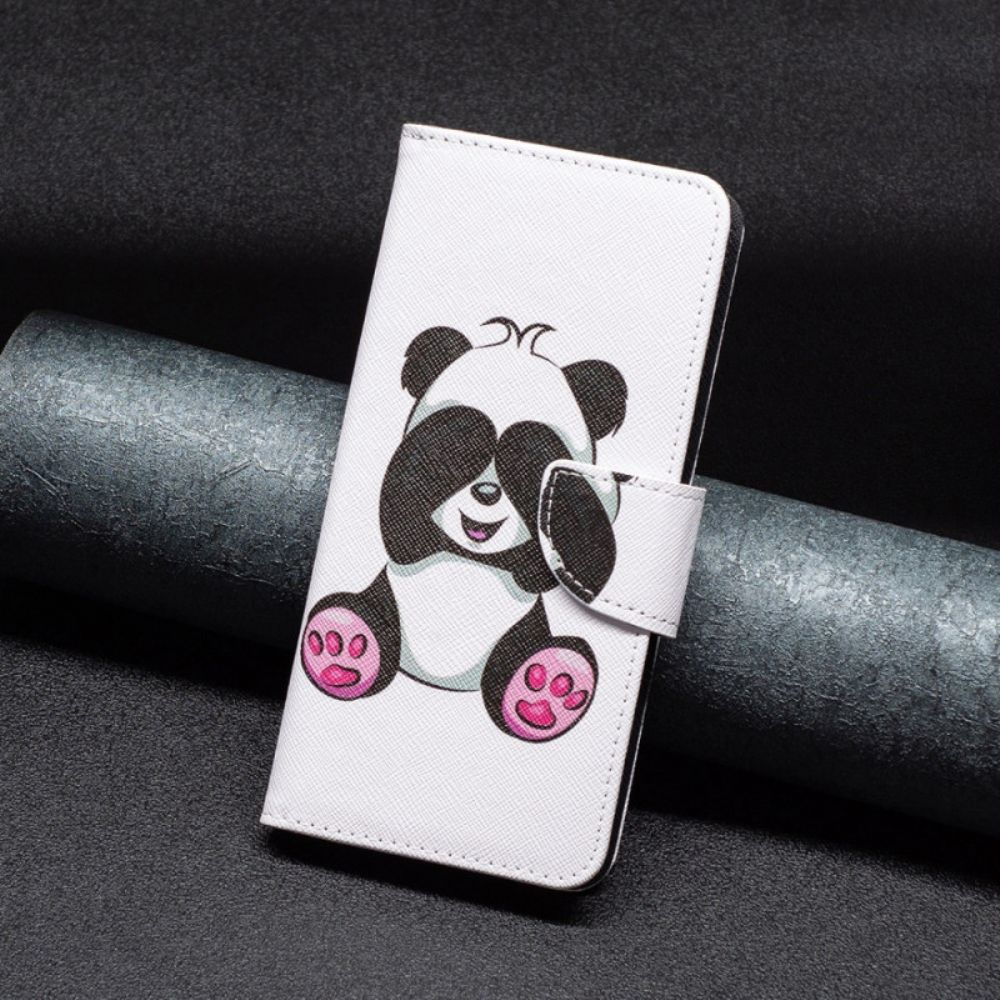 Lederhüllen iPhone 16 Pro Max Handyhülle Panda