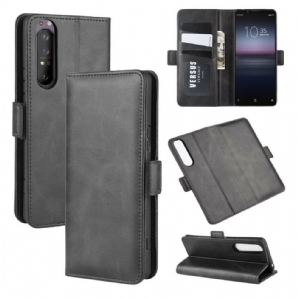 Flip Case Für Sony Xperia 1 II Flip Case Doppelklappe