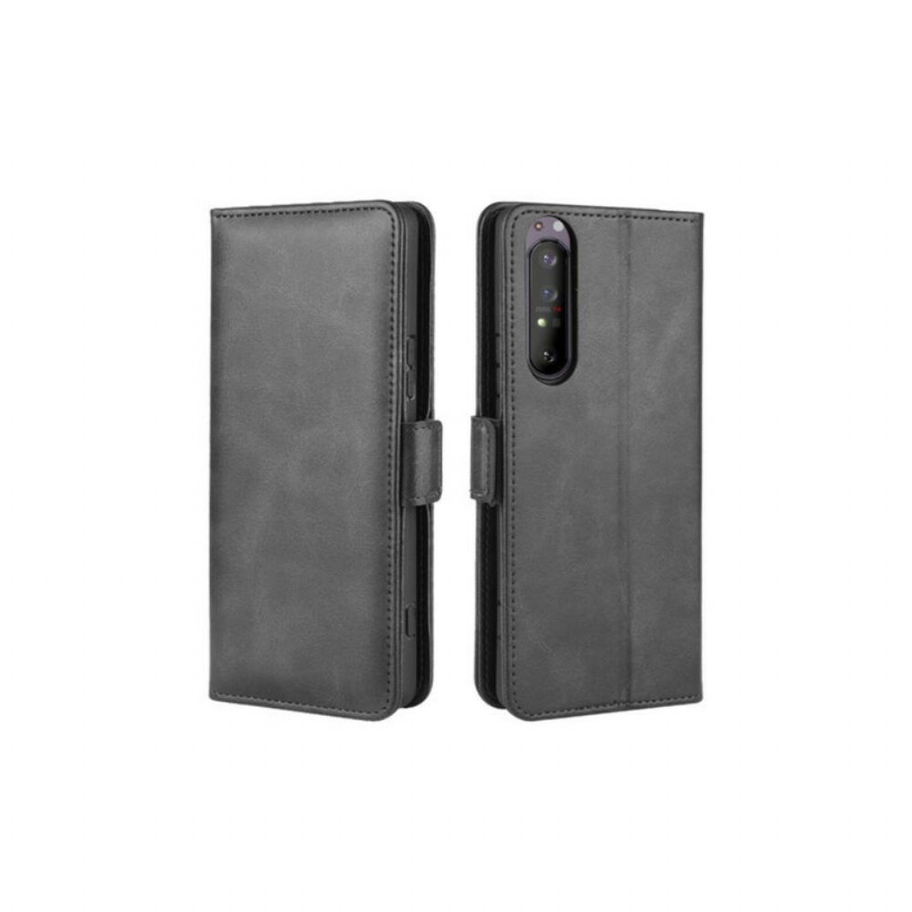 Flip Case Für Sony Xperia 1 II Flip Case Doppelklappe