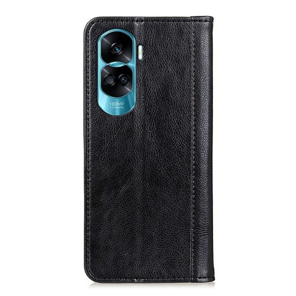 Schutzhülle Für Honor 90 Lite Flip Case Spaltleder