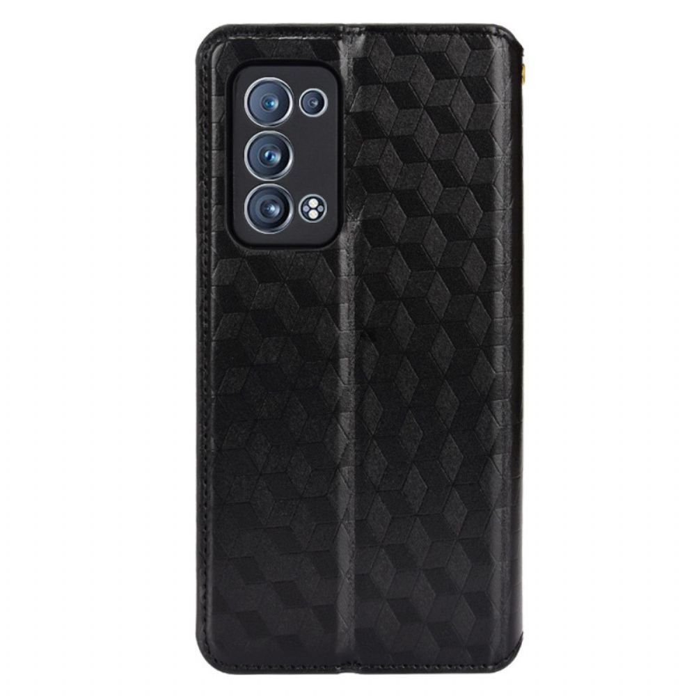 Schutzhülle Für Oppo Reno 6 Pro 5G Flip Case 3d-würfel