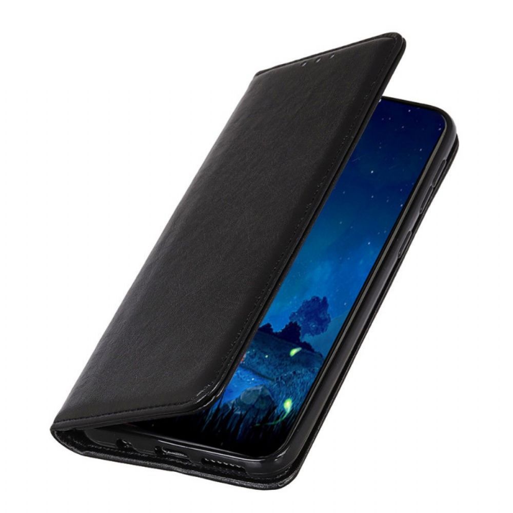 Schutzhülle Für Oppo Reno 6 Pro 5G Flip Case Crazy-horse-textur