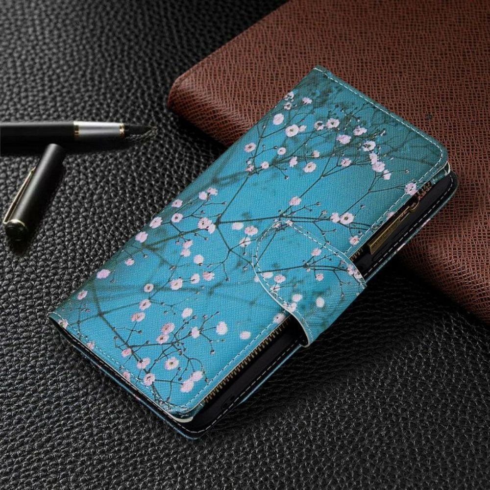 Flip Case Für Xiaomi Redmi Note 10 5G Baumtasche Mit Reißverschluss