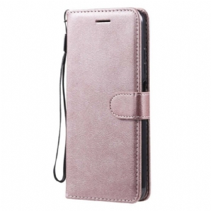 Flip Case Für Xiaomi Redmi Note 10 5G Einfarbig