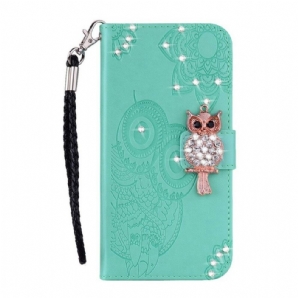 Flip Case Für Xiaomi Redmi Note 10 5G Eule Und Charme