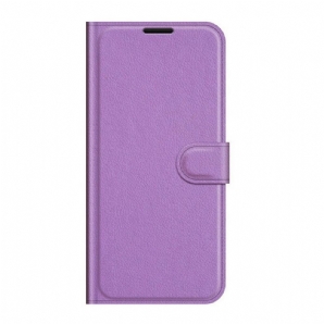 Flip Case Für Xiaomi Redmi Note 10 5G Klassisches Kunstleder