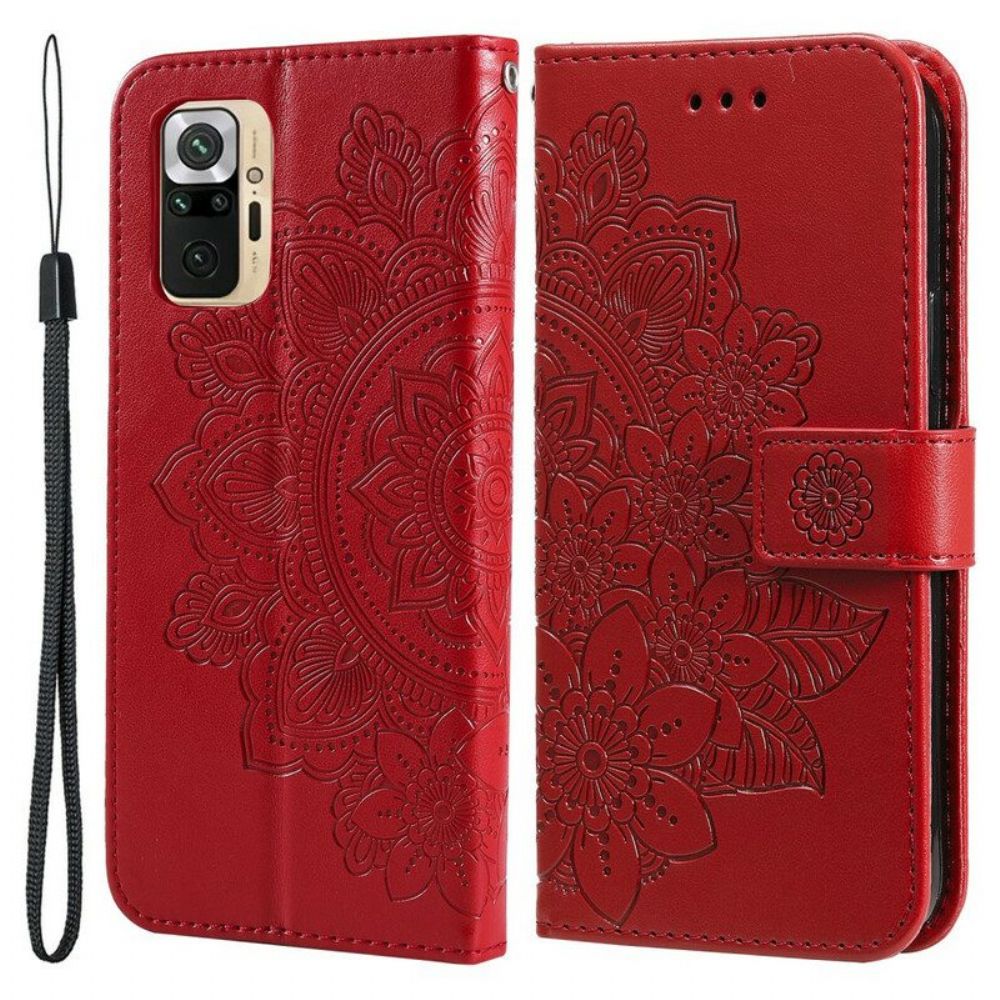 Flip Case Für Xiaomi Redmi Note 10 5G Mandala