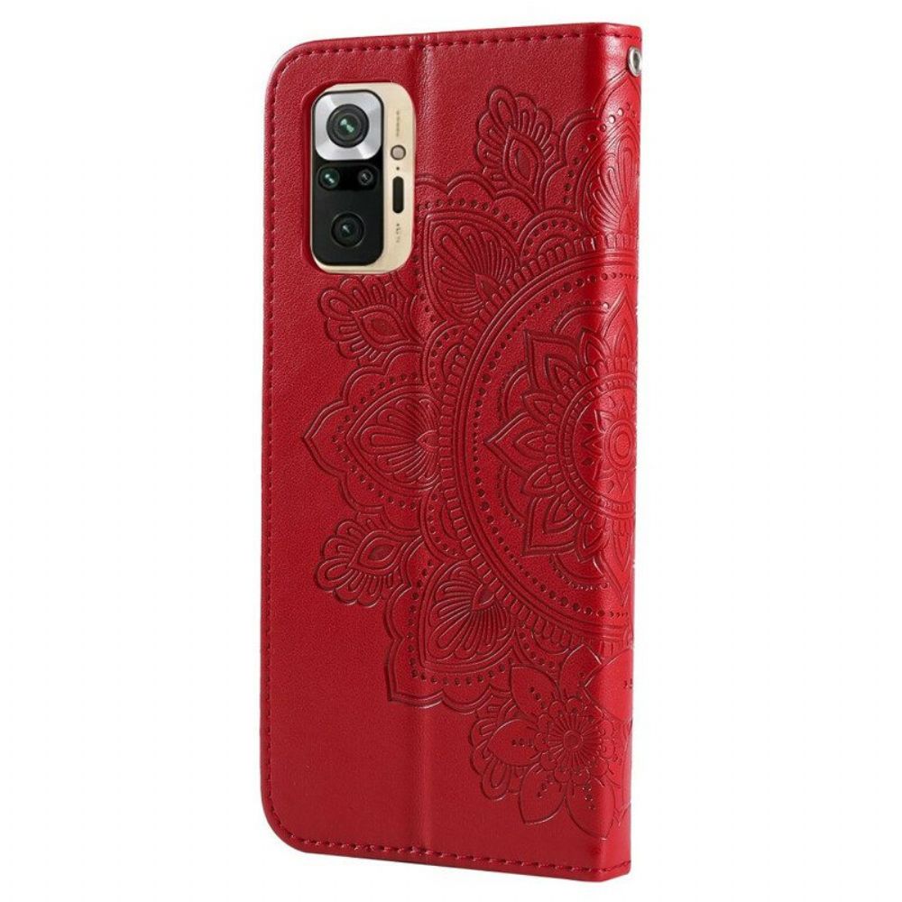 Flip Case Für Xiaomi Redmi Note 10 5G Mandala