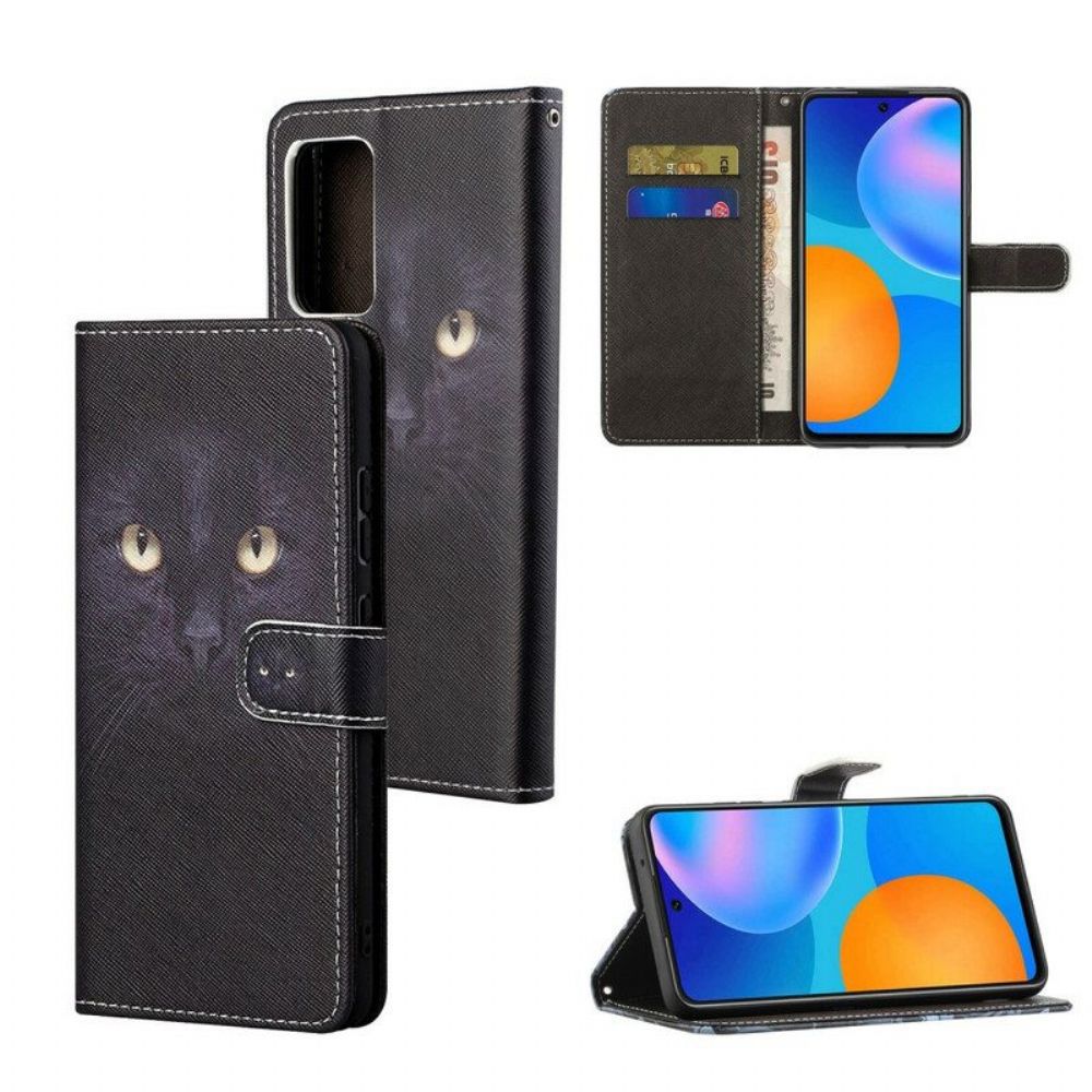 Flip Case Für Xiaomi Redmi Note 10 5G Mit Kordel Riemchen-leopard