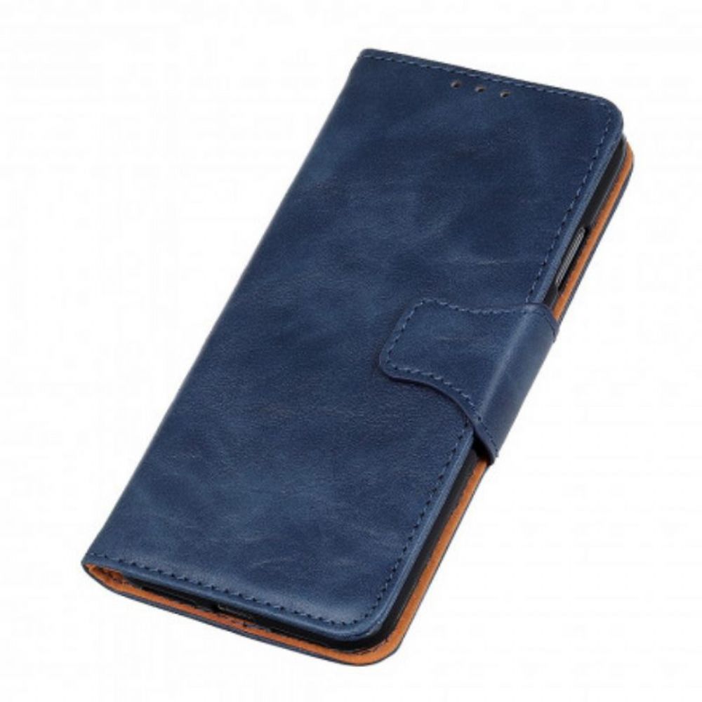 Flip Case Für Xiaomi Redmi Note 10 5G Reversibler Magnetverschluss