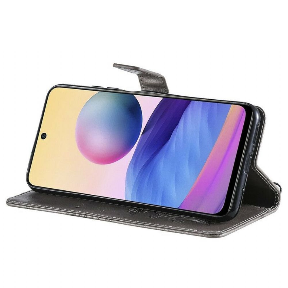 Flip Case Für Xiaomi Redmi Note 10 5G Riesige Schmetterlinge