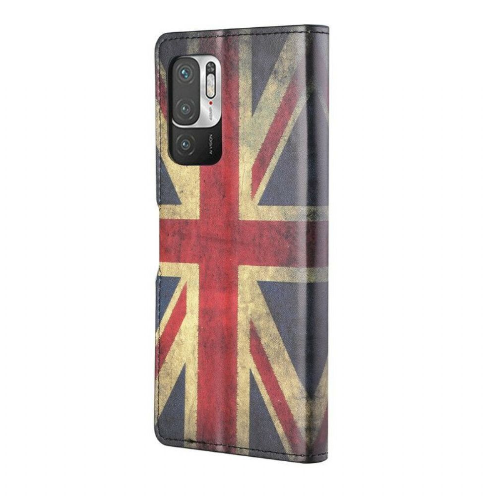 Lederhüllen Für Xiaomi Redmi Note 10 5G England-flagge