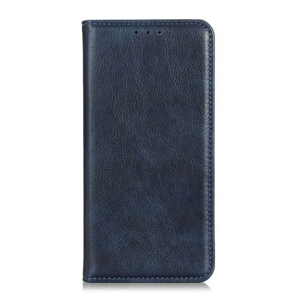 Schutzhülle Für Xiaomi Redmi Note 10 5G Flip Case Litschi-spaltleder-textur