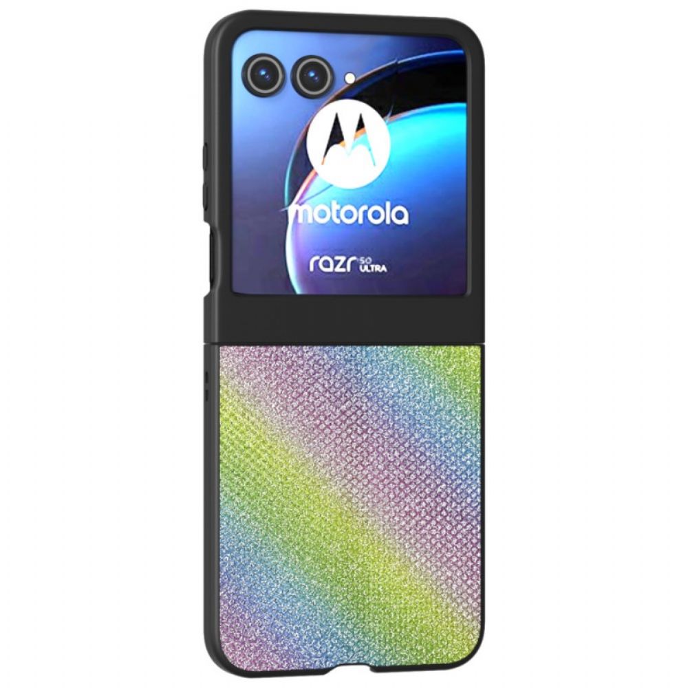 Hülle Für Motorola Razr 50 Strass-textur