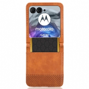 Hülle Für Motorola Razr 50 Vintaga Frieze-kartenhalter