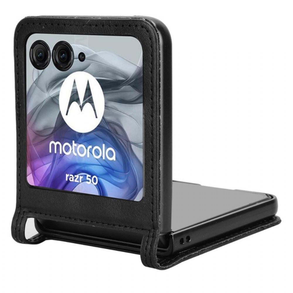 Hülle Für Motorola Razr 50 Vintaga Frieze-kartenhalter