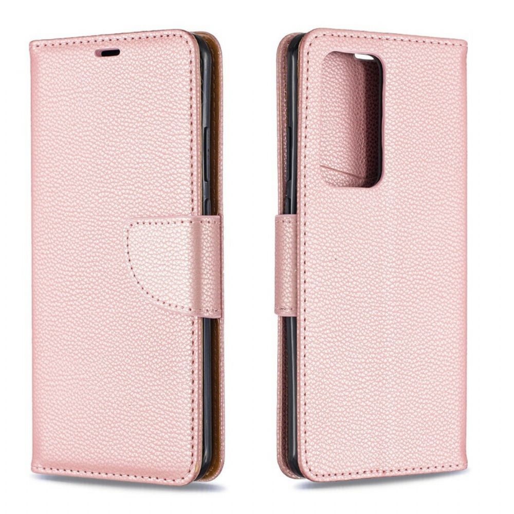 Flip Case Für Huawei P40 Pro Flip Case Litschi-klappe Schräg