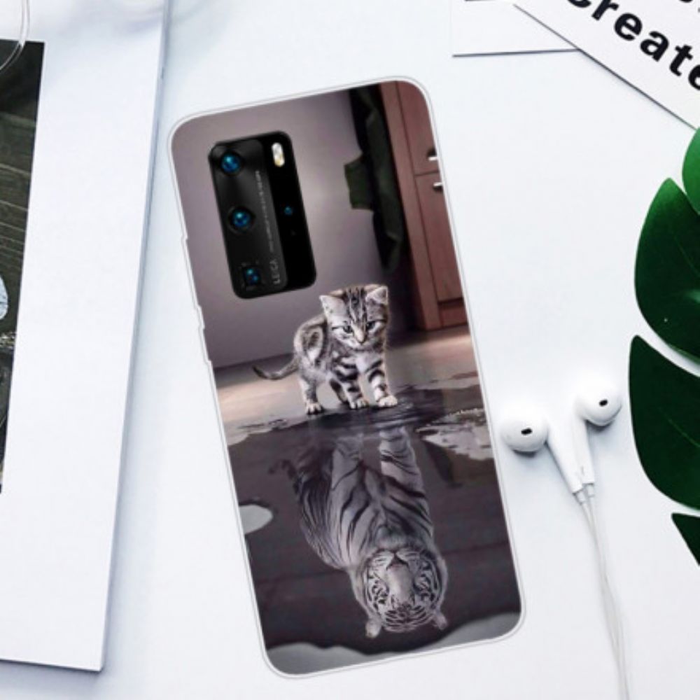 Hülle Für Huawei P40 Pro Ernst Der Tiger