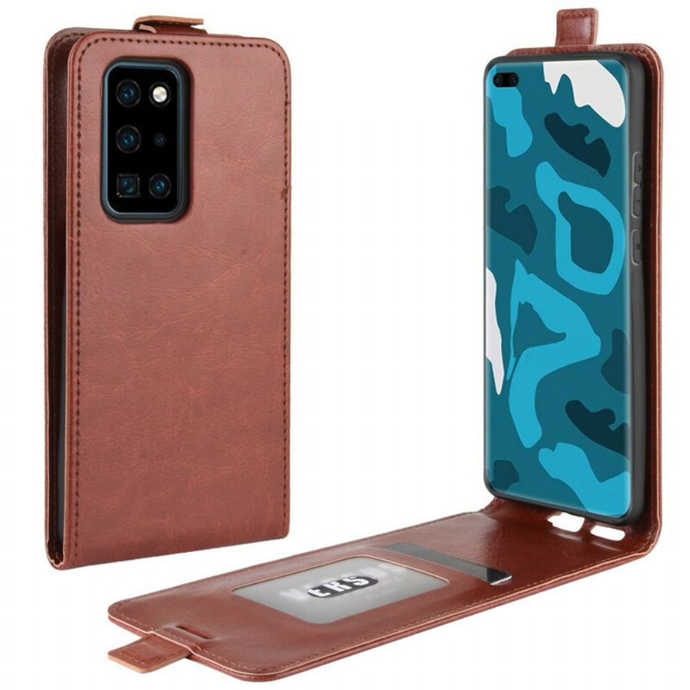 Lederhüllen Für Huawei P40 Pro Flip Case Klappbar