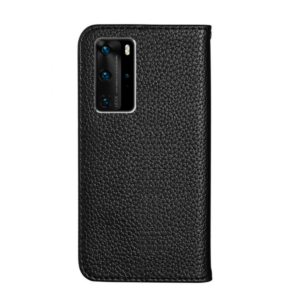 Schutzhülle Für Huawei P40 Pro Flip Case Kunstleder Litschi Ultra Chic