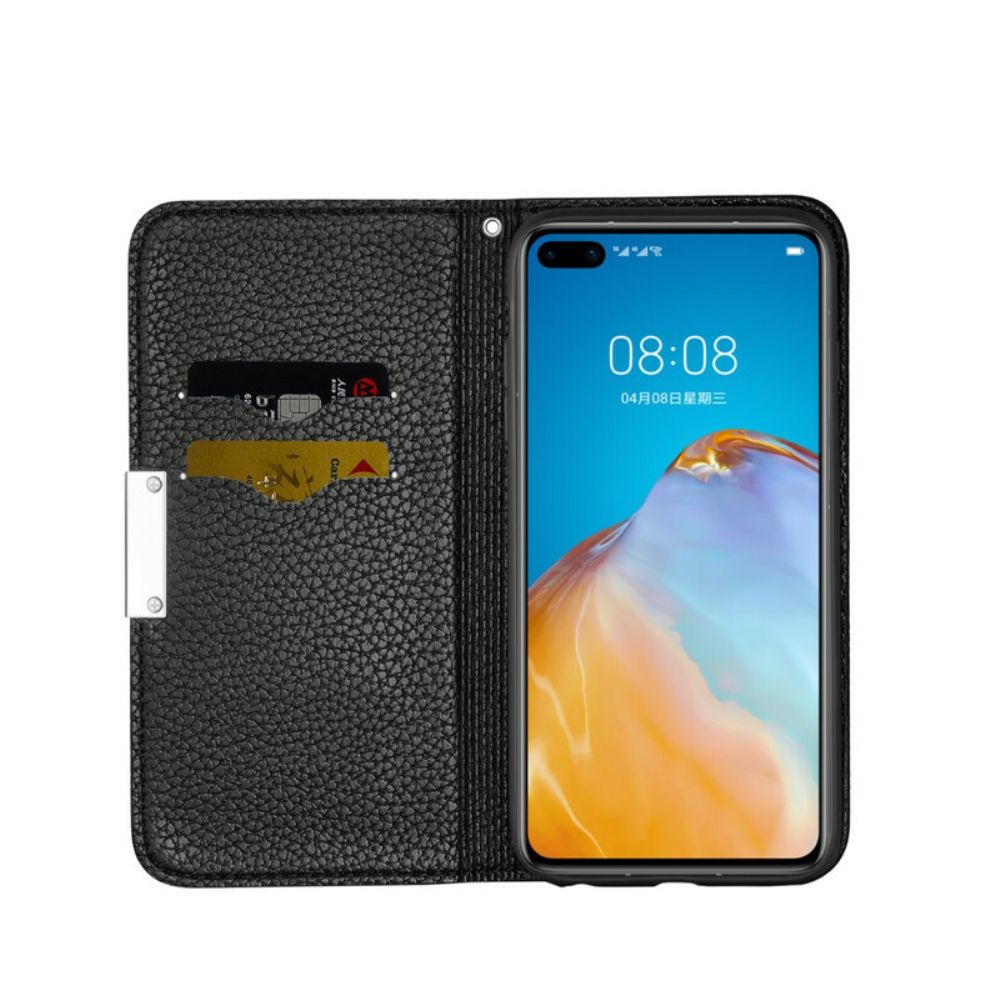 Schutzhülle Für Huawei P40 Pro Flip Case Kunstleder Litschi Ultra Chic