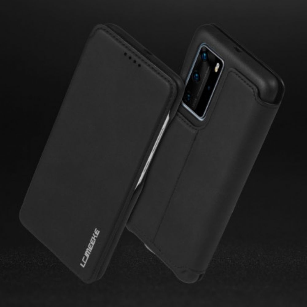 Schutzhülle Für Huawei P40 Pro Flip Case Lc.imeeke Ledereffekt