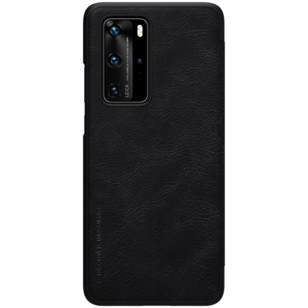 Schutzhülle Für Huawei P40 Pro Flip Case Qin-serie Nillkin