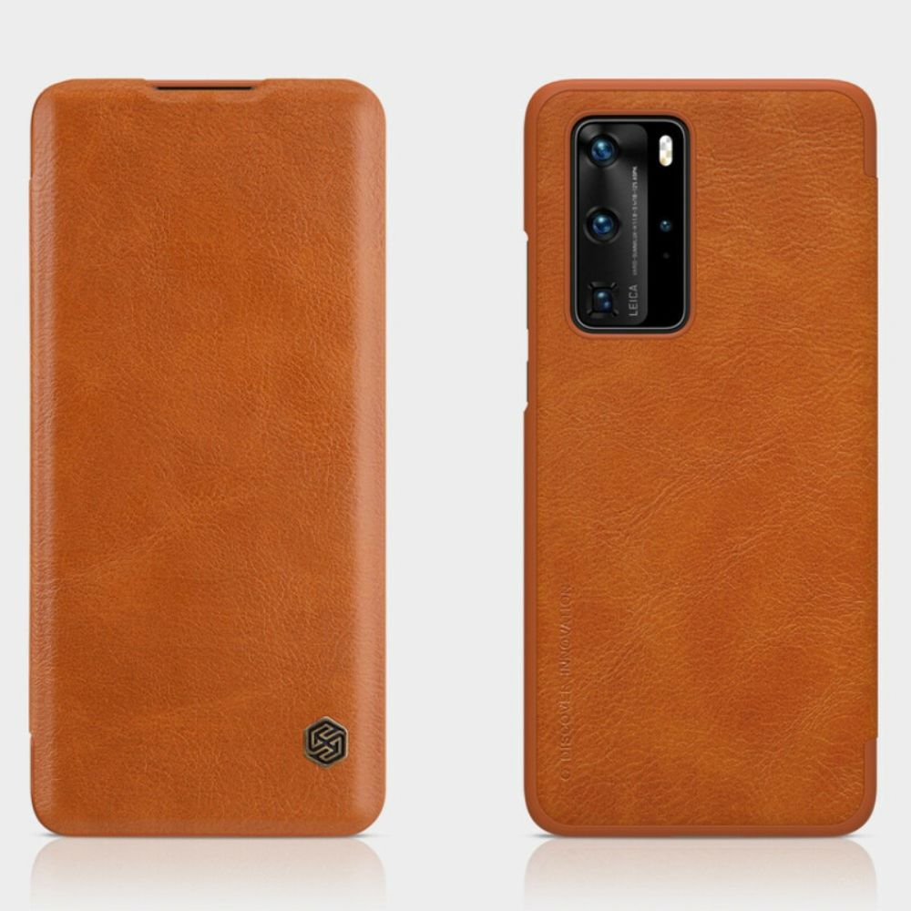 Schutzhülle Für Huawei P40 Pro Flip Case Qin-serie Nillkin