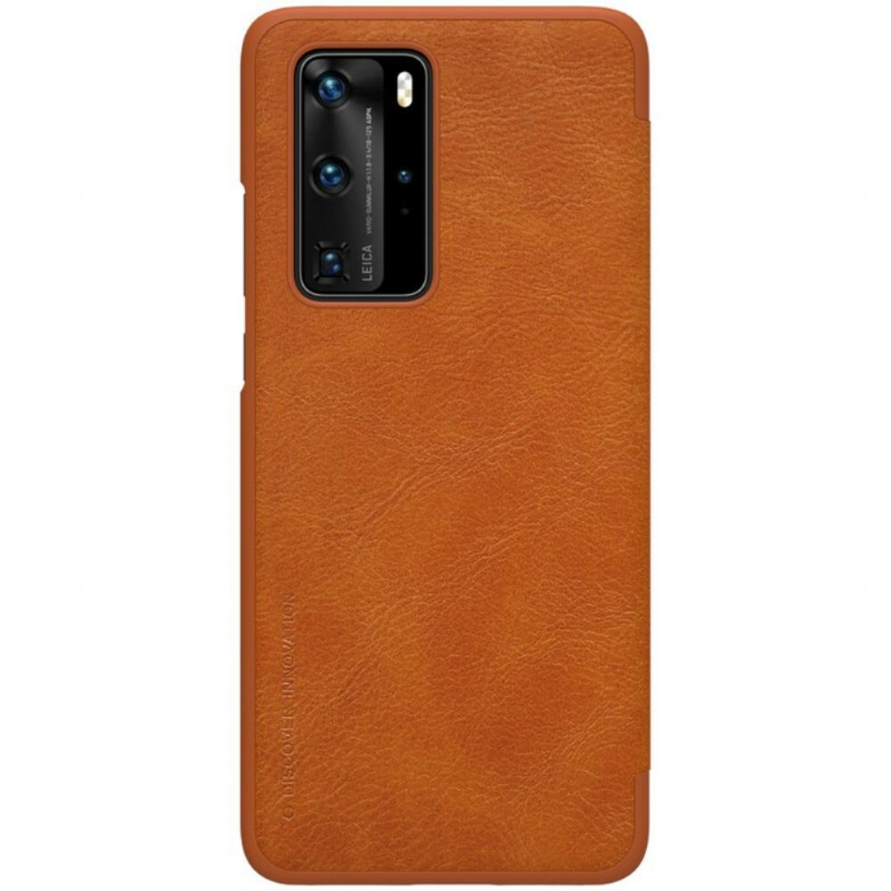 Schutzhülle Für Huawei P40 Pro Flip Case Qin-serie Nillkin