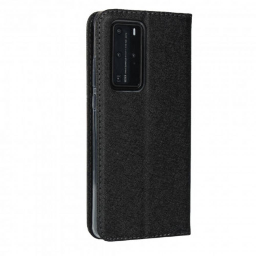 Schutzhülle Für Huawei P40 Pro Flip Case Weicher Lederstil Mit Riemen