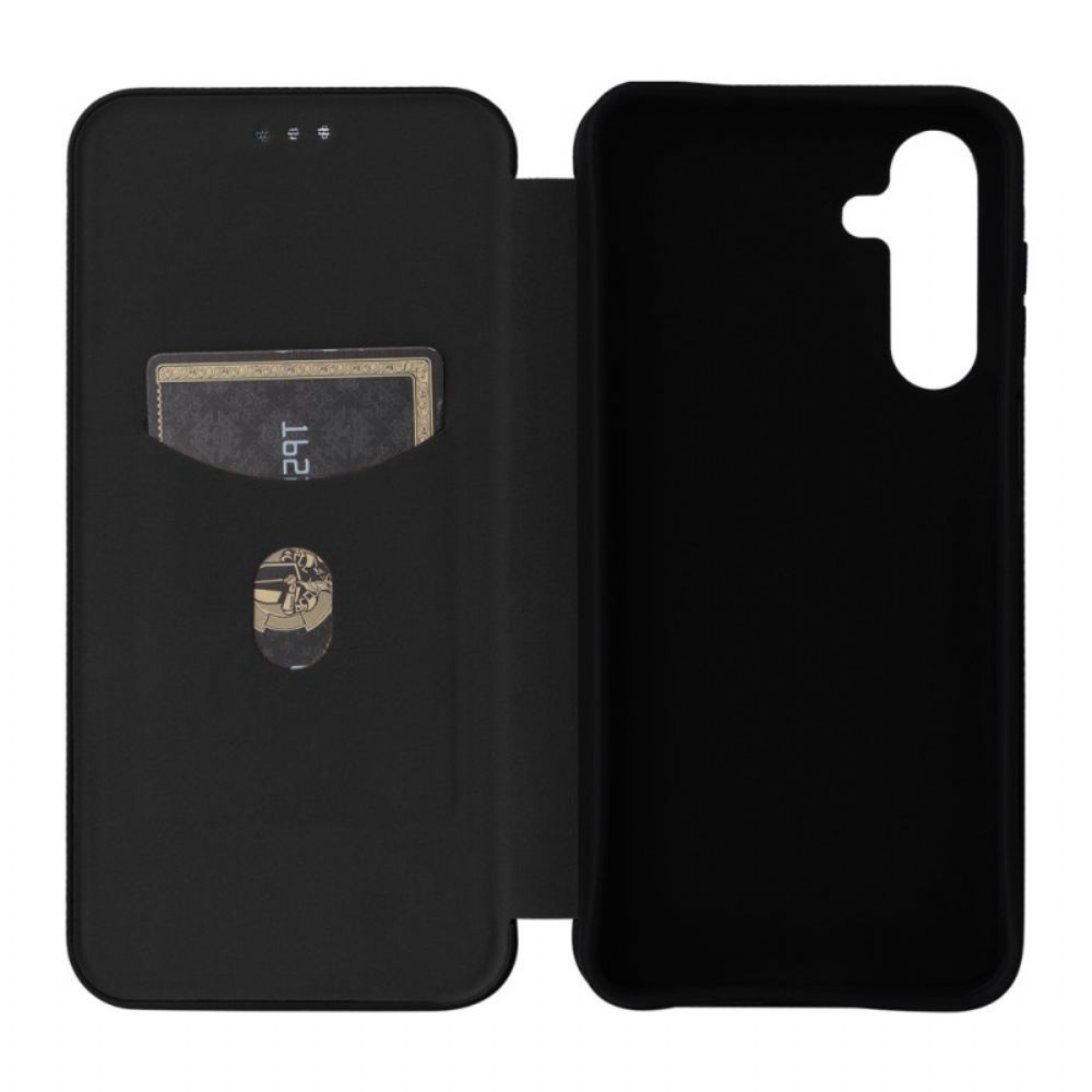 Flip Case Für Samsung Galaxy A16 5g Kohlefaser