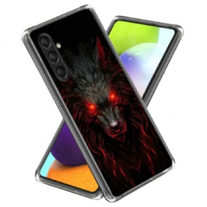 Hülle Samsung Galaxy A16 5g Handyhülle Red Wolf Silikon