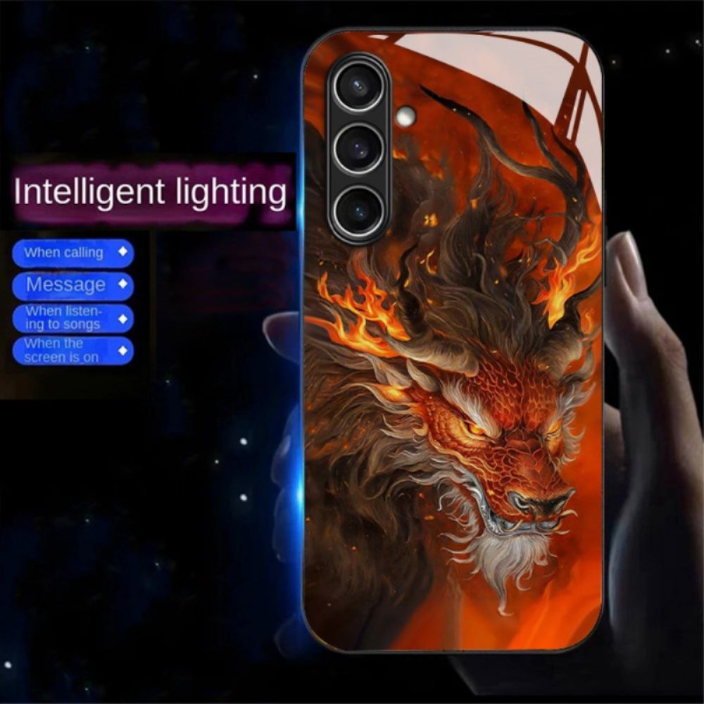 Hülle Samsung Galaxy A16 5g Handyhülle Rufen Sie Die Flash-serie Red Fire Dragon Auf