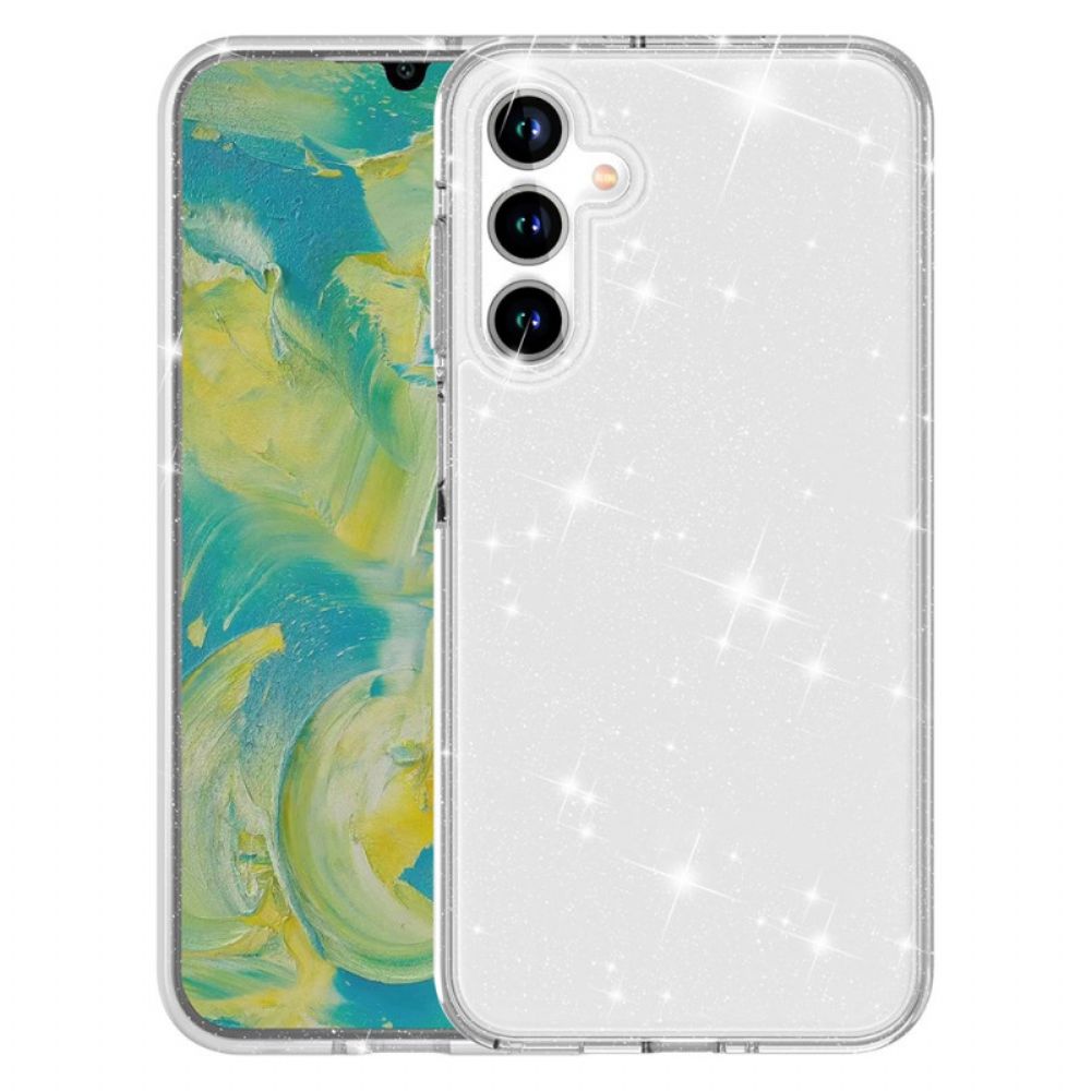 Hülle Samsung Galaxy A16 5g Handyhülle Transparent Glitzernd