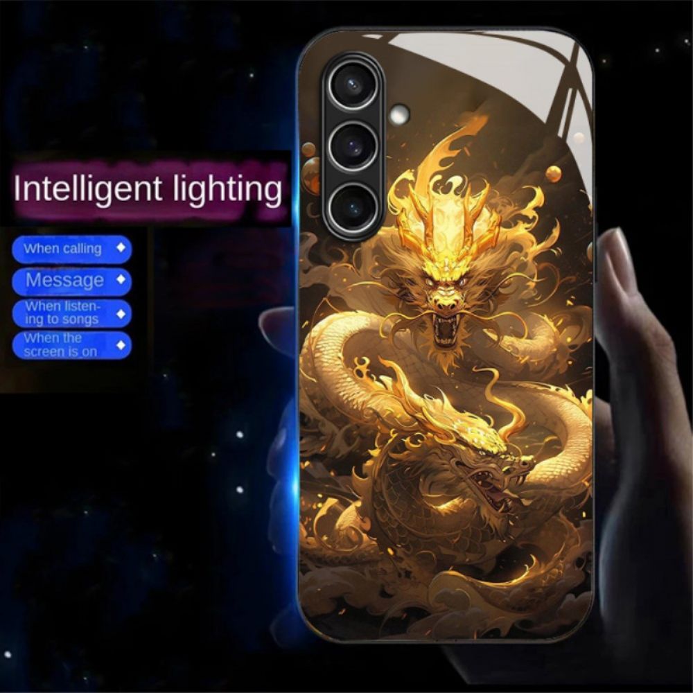 Hülle Samsung Galaxy A16 5g Rufen Sie Die Flash-serie Golden Dragon Auf