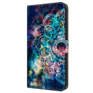 Lederhüllen Samsung Galaxy A16 5g Gyroskopisches Blumenmuster