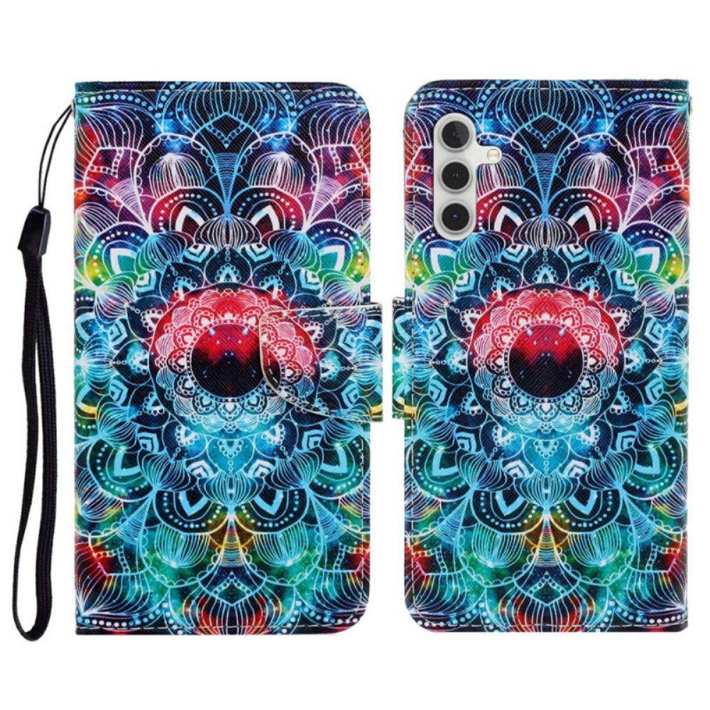 Lederhüllen Samsung Galaxy A16 5g Handyhülle Mandala-muster