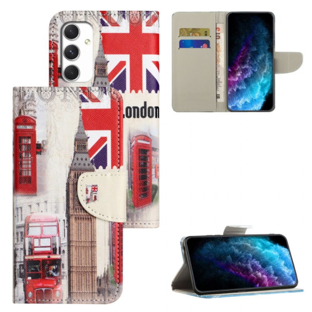 Lederhüllen Samsung Galaxy A16 5g Londoner Leben