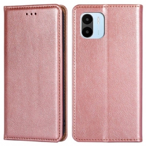 Schutzhülle Für Xiaomi Redmi A1 Flip Case Nähte Aus Kunstleder