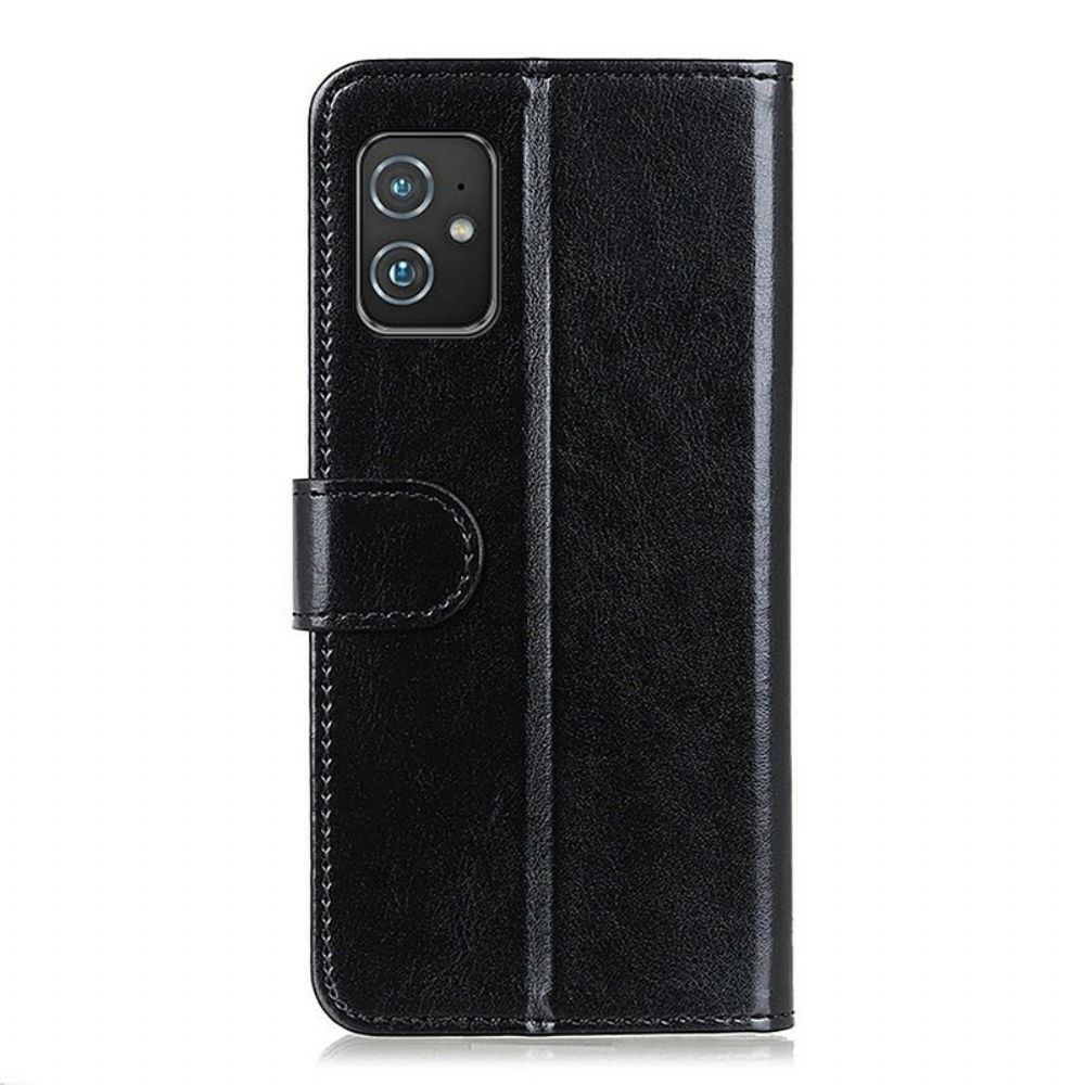 Flip Case Für Asus Zenfone 8 Finesse Kunstleder