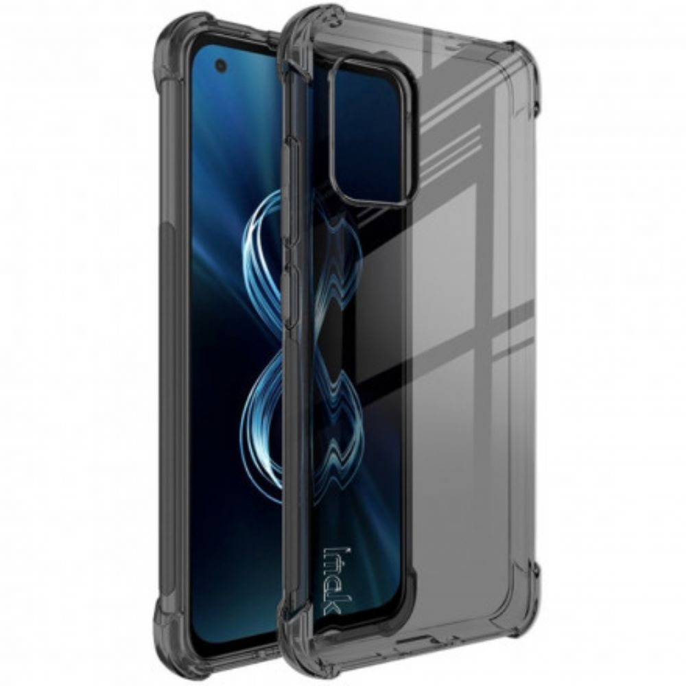 Hülle Für Asus Zenfone 8 Transparentes Seidiges Imak