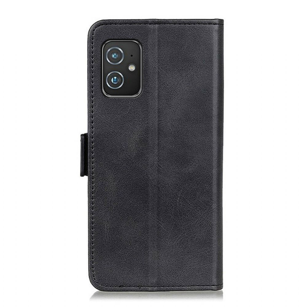 Lederhüllen Für Asus Zenfone 8 Flip Case Doppelklappe