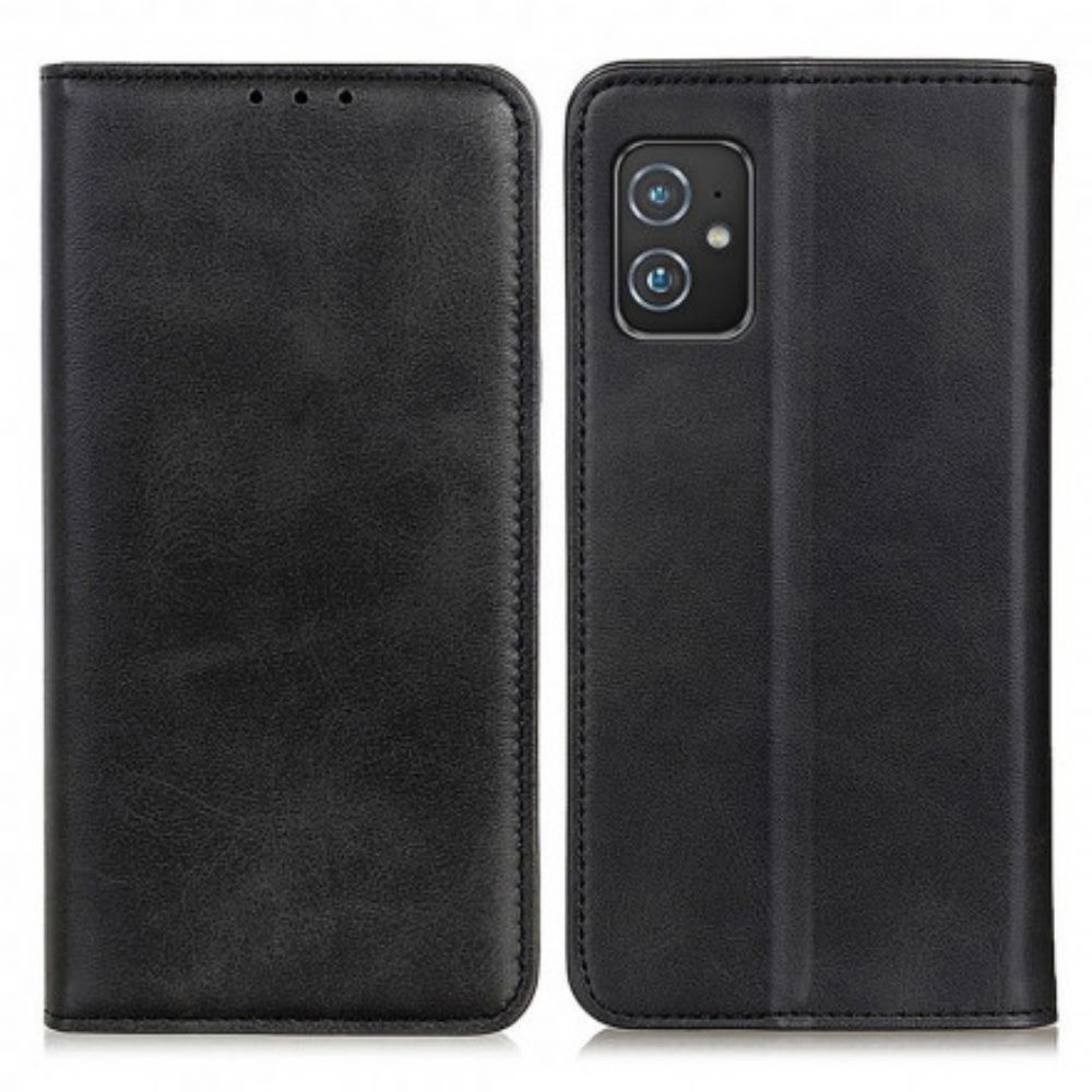 Schutzhülle Für Asus Zenfone 8 Flip Case Klassisches Spaltleder