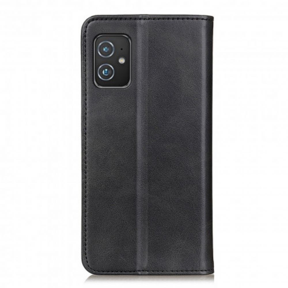 Schutzhülle Für Asus Zenfone 8 Flip Case Klassisches Spaltleder