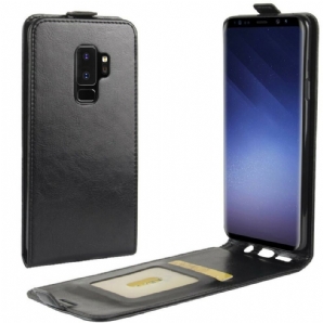 Flip Case Für Samsung Galaxy S9 Plus Flip Case Faltbarer Ledereffekt