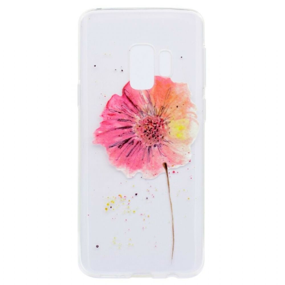 Handyhülle Für Samsung Galaxy S9 Plus Nahtloses Aquarell-blumenmuster