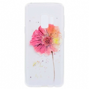 Handyhülle Für Samsung Galaxy S9 Plus Nahtloses Aquarell-blumenmuster